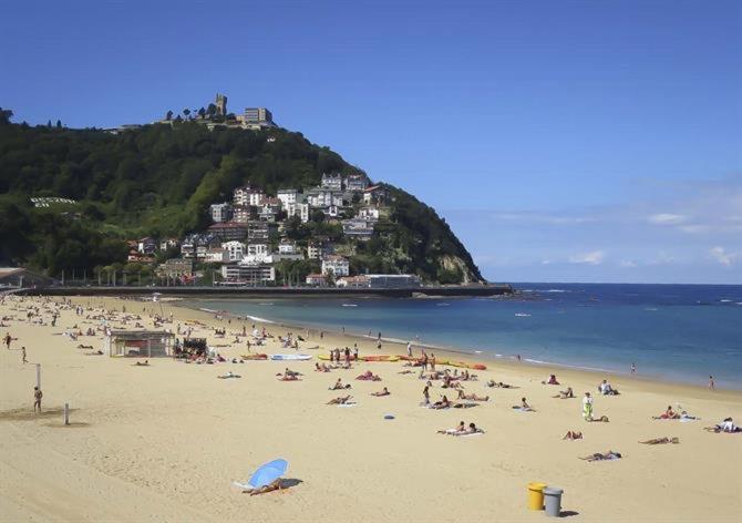 New Apartment & Terrace. Steps To Ondarreta Beach Añorga-Lugariz المظهر الخارجي الصورة